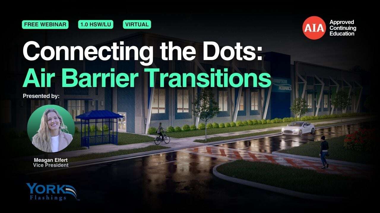 Connecting the Dots - Air Barrier Transitions