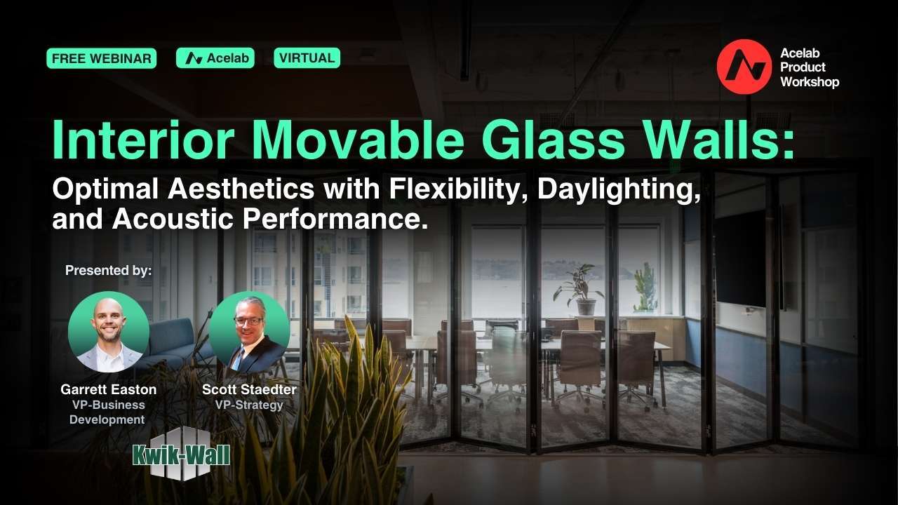 Interior Movable Glass Walls Optimal Aesthetics with Flexibility, Daylighting, and Acoustic Performance (thumbnail)