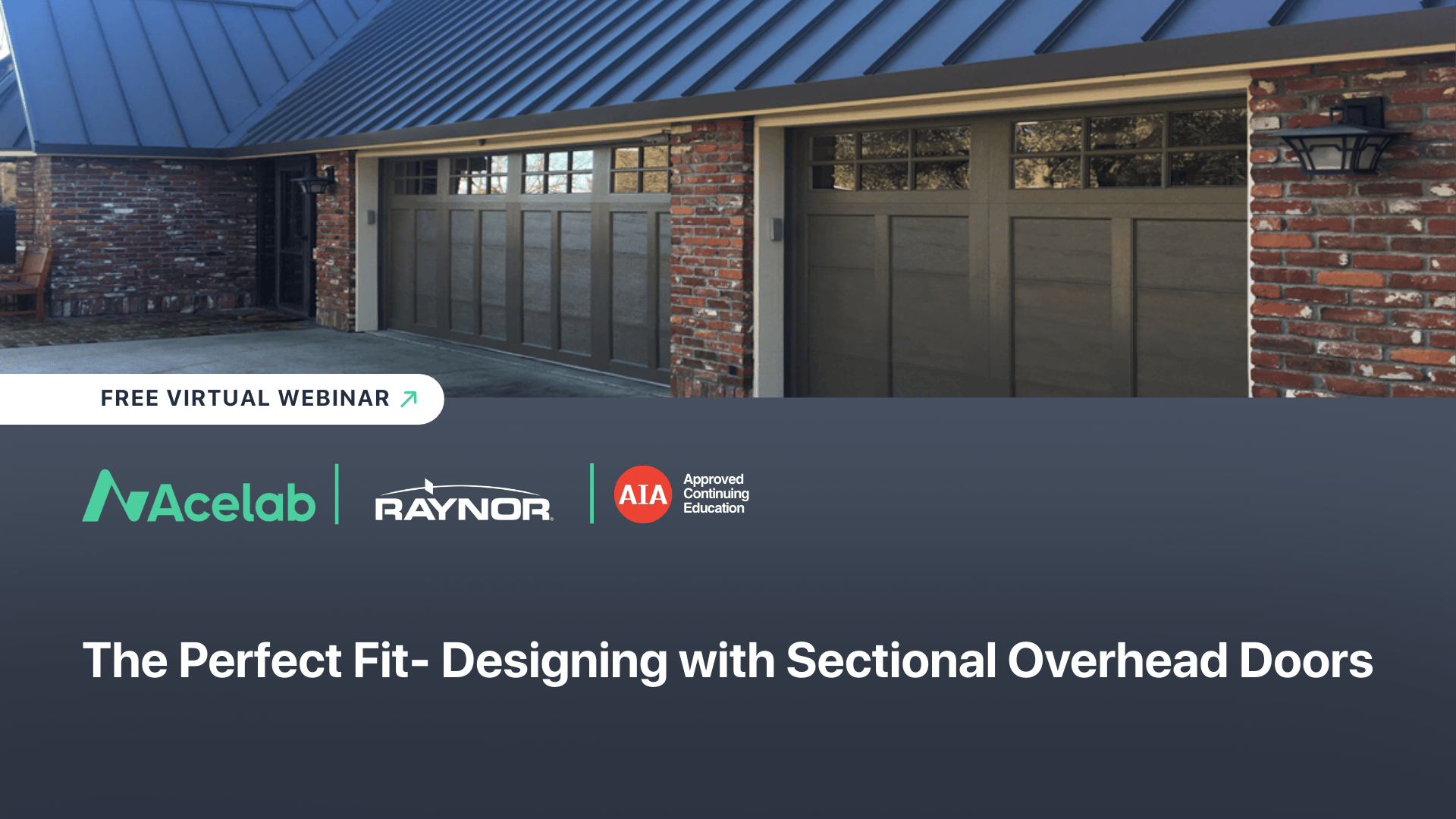 The Perfect Fit- Designing with Sectional Overhead Doors (1)