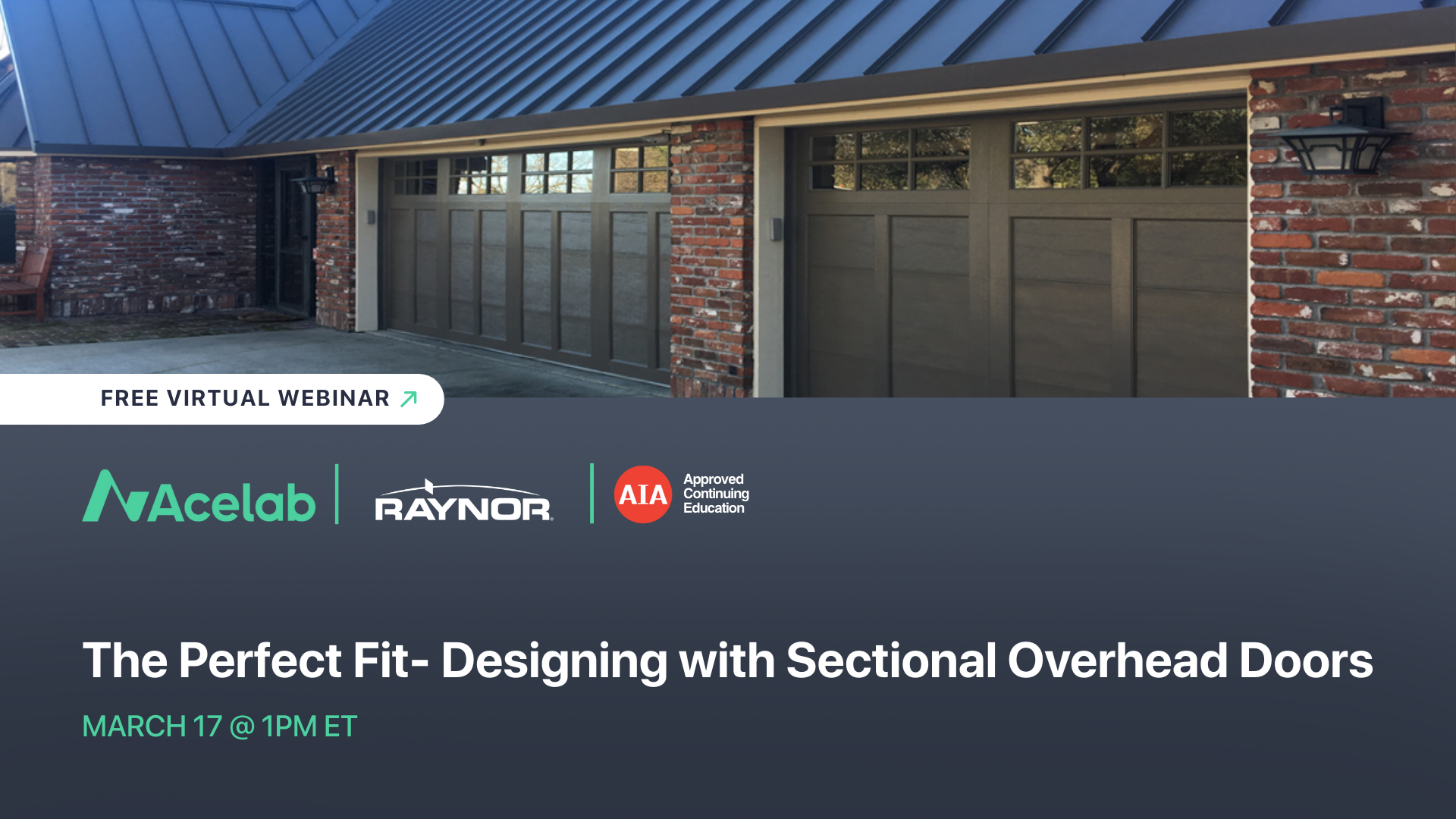 The Perfect Fit- Designing with Sectional Overhead Doors (2)