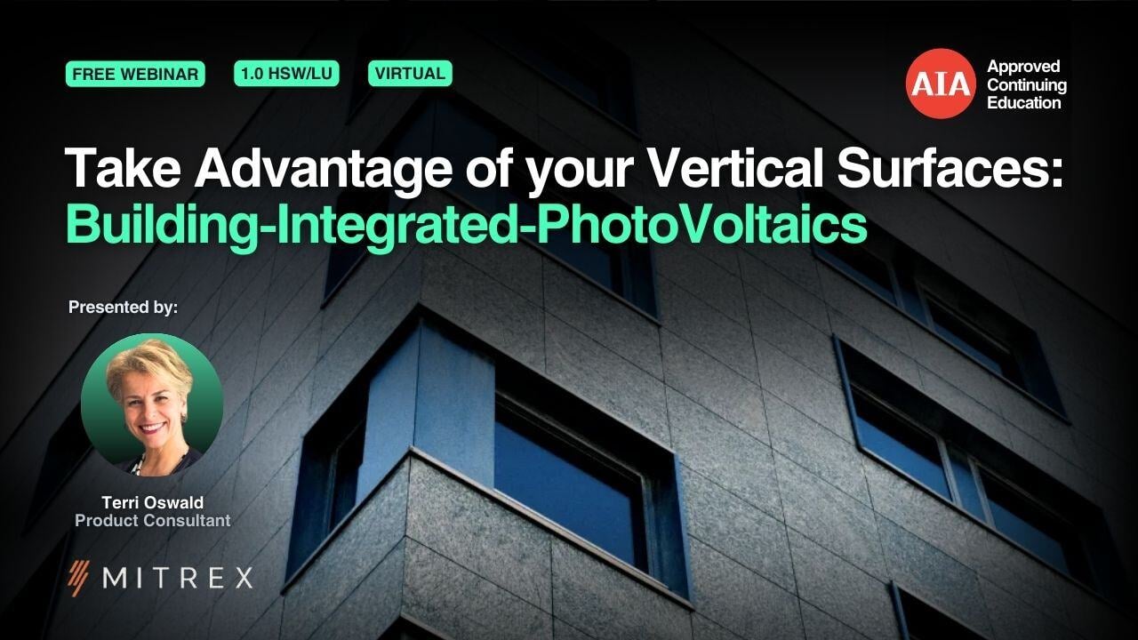 YT - Take Advantage of your Vertical Surfaces Building-Integrated-PhotoVoltaics